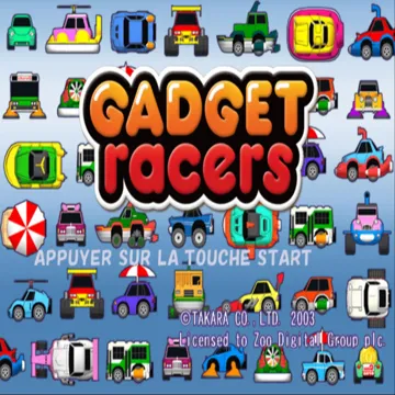 Gadget Racers screen shot title